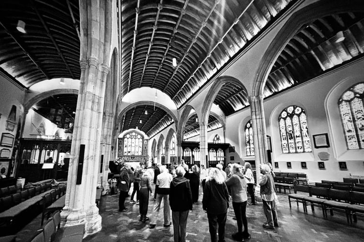 A M P L I T U D E rehearsal.