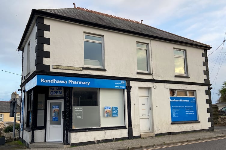 The Randhawa Pharmacy at Carclaze in St Austell. (Picture: Andrew Townsend)