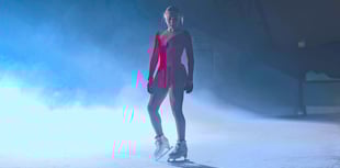 Dazzling display of ice-skating at the Eden Project