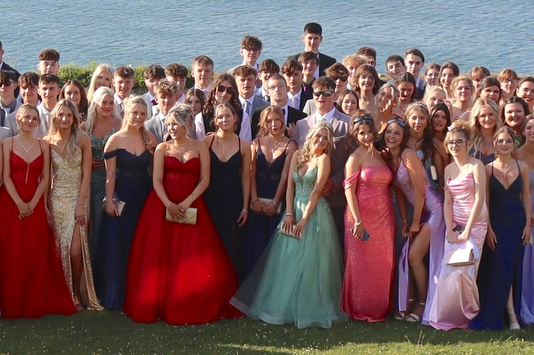 Members of the Penrice Academy class of 2025 at their prom. (Picture: Penrice Academy)
