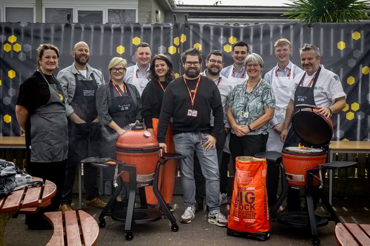 All smiles for those behind the event for the Wadebridge School students (Picture: Nick Hook)