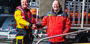 Looe RNLI volunteer earns helm qualification after intense sea trial