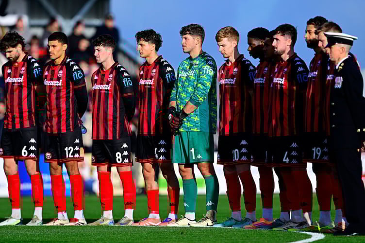 Truro City remembrance weekend.