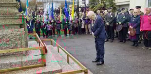 Town comes together in tribute on Remembrance Day