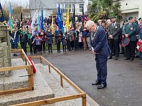 Town comes together in tribute on Remembrance Day