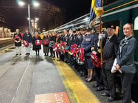 NHS staff and veterans unite for Poppies to Paddington journey