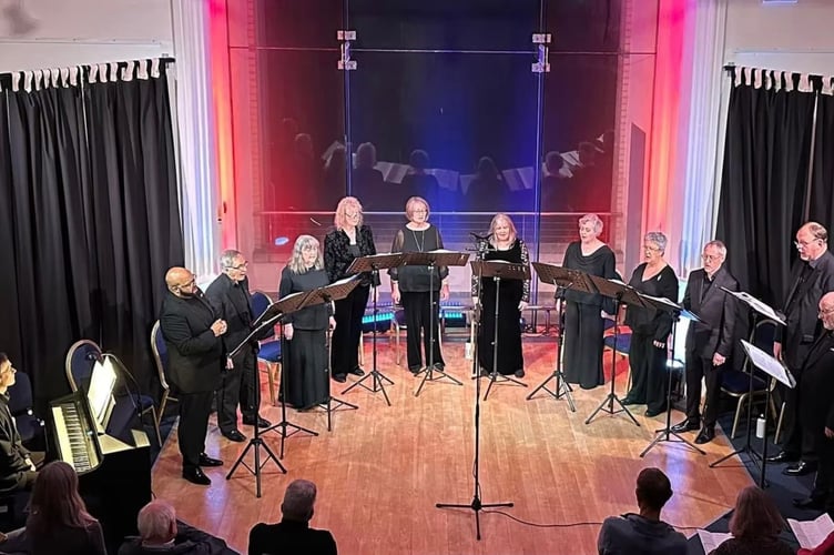 The acclaimed Levowan Chamber Choir will perform at Calstock Arts on Friday, December 5