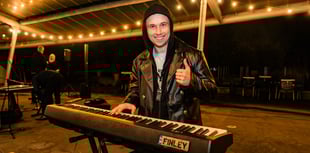 Full circle moment for pianist at Eden Project sleep out 