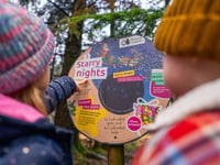 Stick Man brings Christmas magic to Cardinham Woods