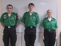 Young cadets are recognised for 'outstanding' achievements