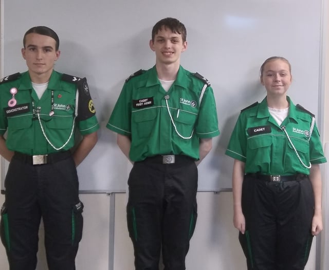 Young cadets are recognised for 'outstanding' achievements