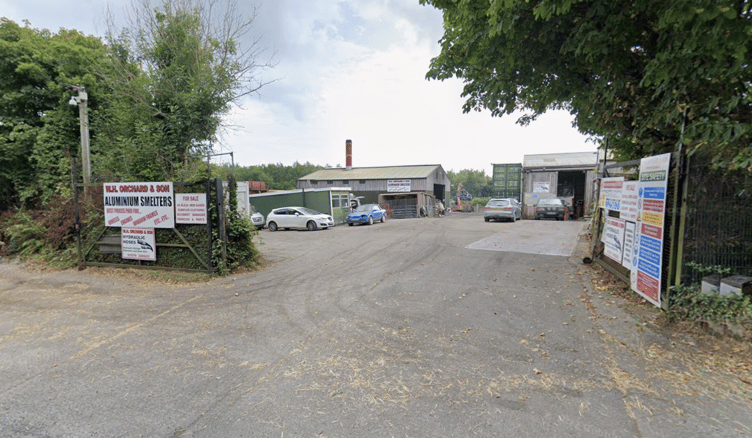 The court heard Burnt House Garage is an Environment Agency permitted end-of-life-vehicle processing facility that includes an aluminium smelting facility