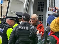 Seven arrested at pro-Palestine Action protest in Truro