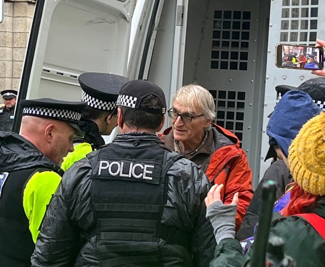 Seven arrested at pro-Palestine Action protest in Truro