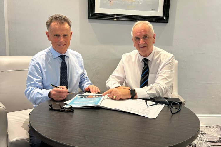 Cllr Paul Ashton, Reform UK's new leader at Cornwall Council, pictured right, with new deputy leader Cllr Roger Tarrant