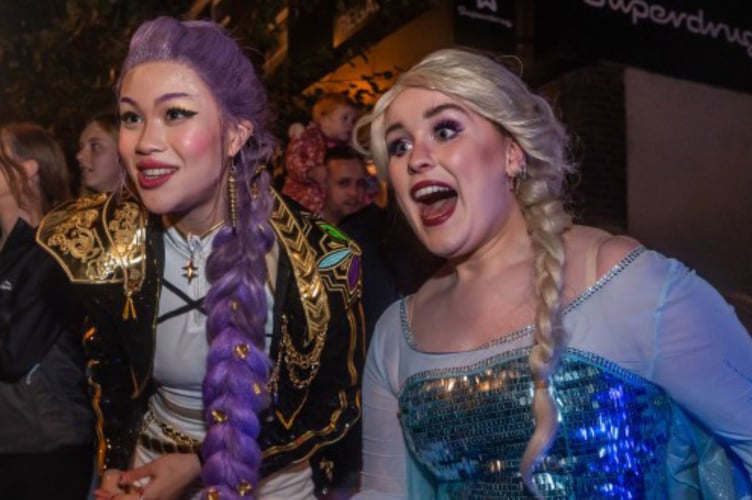 There were special guest appearances on the night from Rumi and Elsa