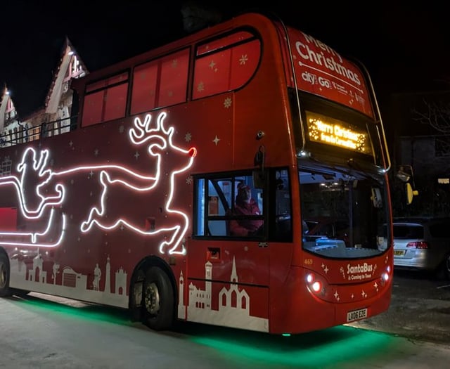 Santa Bus brings Christmas cheer back to Cornwall’s streets