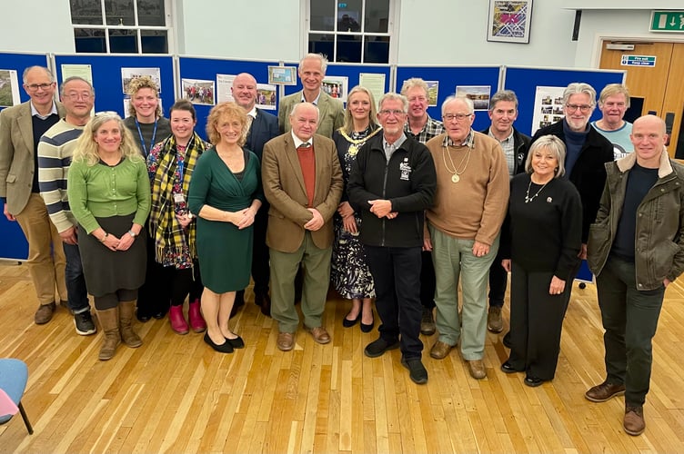Stakeholders and representatives from the Antony Estate, Saltash Town Council, Friends of Churchtown Farm and Cornwall Wildlife Trust celebrate the new three-year agreement (Picture: Cornish Times)