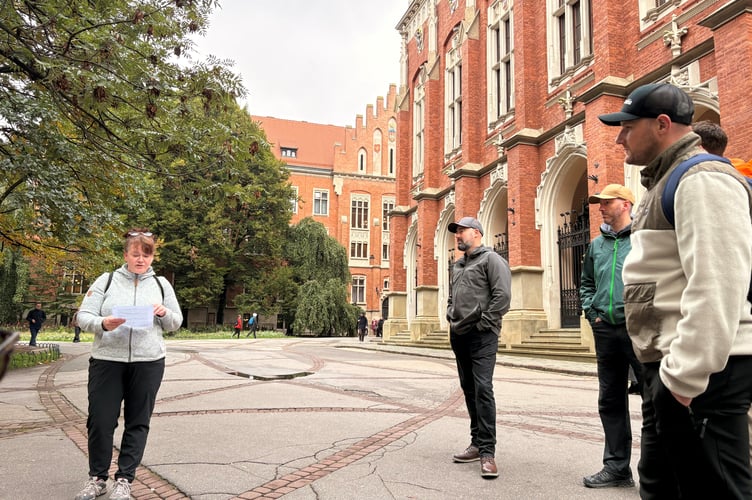 The RAF St Mawgan personnel in Poland