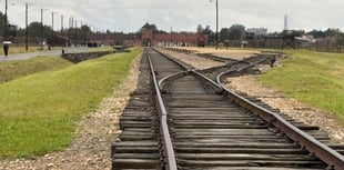 Personnel from RAF St Mawgan learn about the horrors of the Holocaust