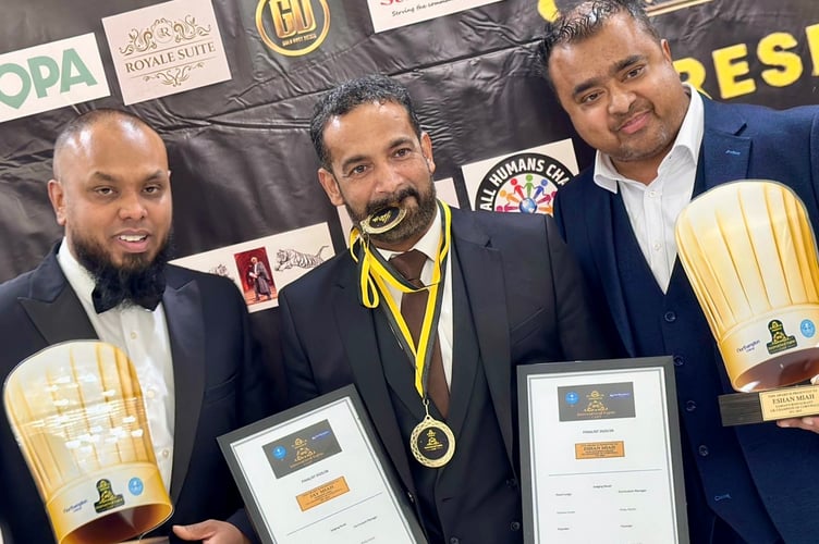 (L-R) Jay Miah, business partner Wade Zaman and Mo Miah
