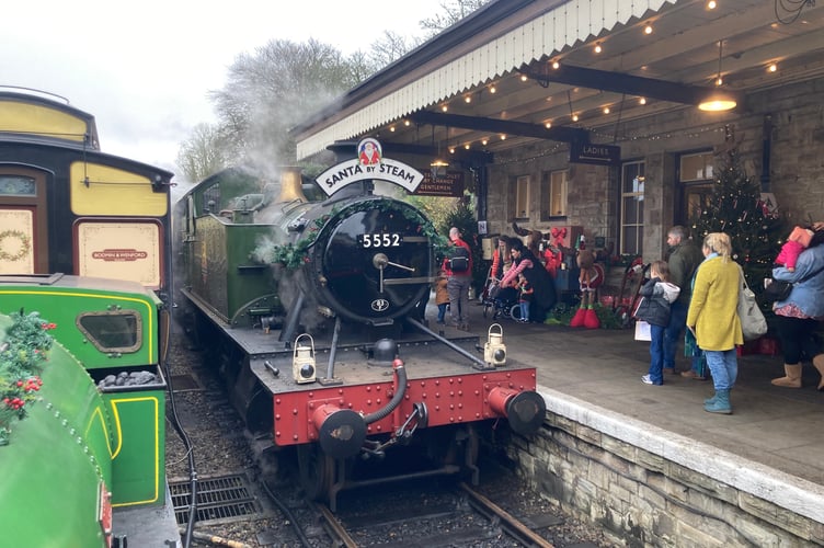 Christmas on the Bodmin and Wenford Railway. (Picture: Andrew Townsend)