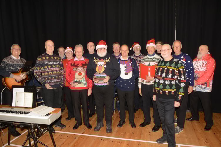 Halfway Harmony, who entertained at the event in Maker with Rame Community Hall.