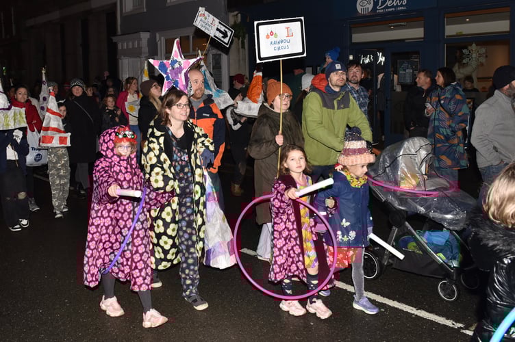 All things bright and beautiful for these participants in the parade as part of Liskeard Lights Up (Picture: Jon Harris Photography)