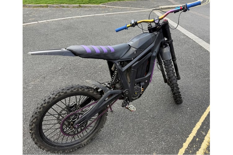 Police say the motorcycles are usually Talaria or Surron branded ones as shown in this image. (Picture: St Austell Police)
