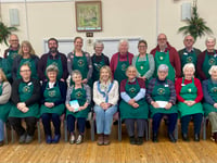 Star guest joins villagers to mark five years of community shop