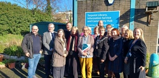 Celebratory visit highlights community successes