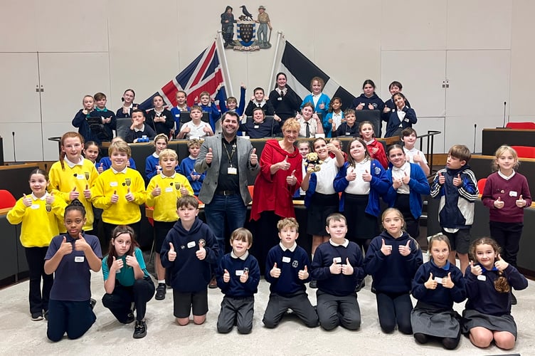 Schools visit Cornwall Council HQ