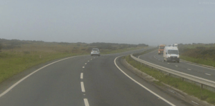 Hailstorm causes multi-vehicle collision on Bodmin Moor