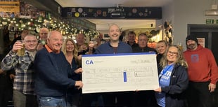 Polbathic pub helps raise thousands for men’s cancer charity