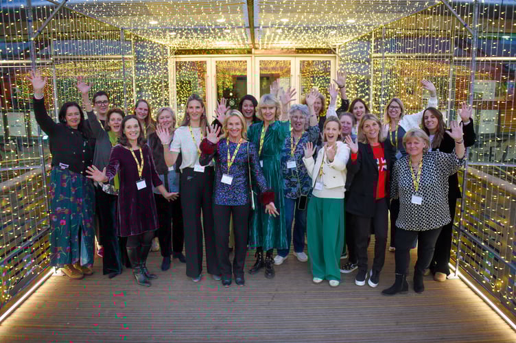 Cornwall Christmas Fair volunteer committee (Picture: Toby Weller)