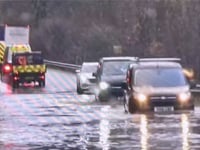 Motorists warned of long delays on A38 after flooding