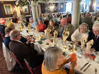 Oddfellows in celebratory mood at annual Christmas lunch