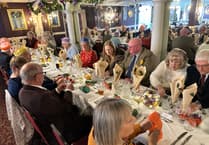 Oddfellows in celebratory mood at annual Christmas lunch