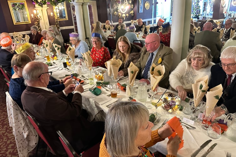 A Heartwarming Celebration: Plymouth and Truro District Oddfellows Annual Christmas Lunch.