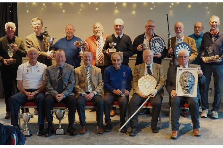 St Mellion Fossils 2025 troPhy winners.