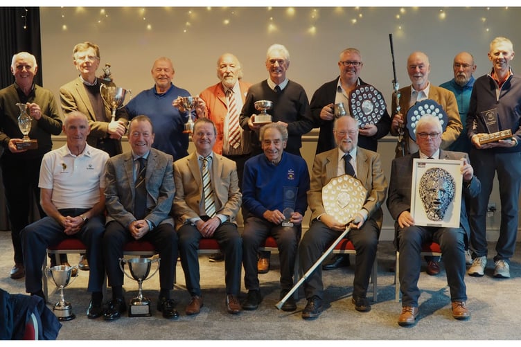 St Mellion Fossils 2025 troPhy winners.