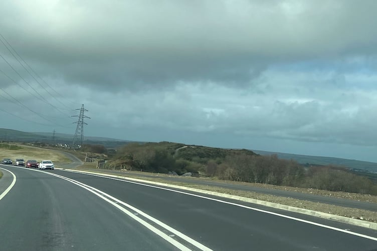 The temporary speed limits on the new A391 link road have been lifted. (Picture: Andrew Townsend)