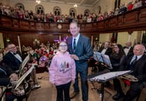 Christmas audience moved to tears by brave youngster in St Austell