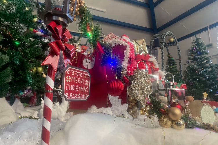 A wonderful Christmas Grotto has been set up at St James' Church in Torpoint