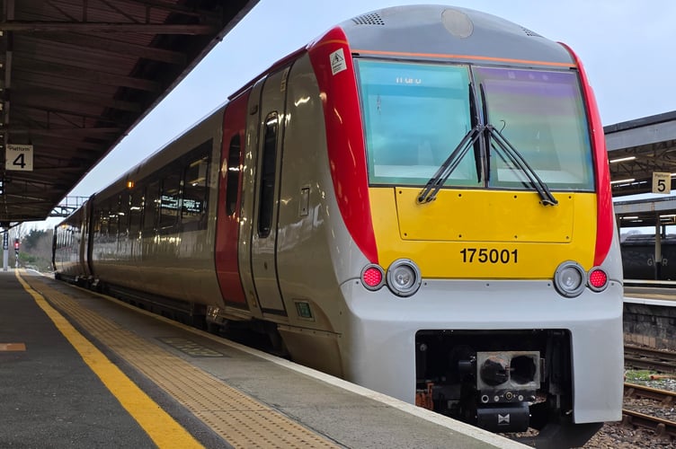 Unit 175001 made its service debut on Monday, working the 13:40 service from Plymouth to Penzance