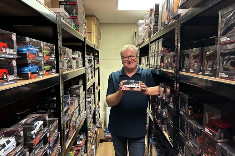 Toy seller Mark Crowhurst. // A family-run Cornish toy business has found an unlikely saviour - in the form of Chinese retail app Temu. Mark Crowhurst launched 'Mcslots' 12 years ago, selling action figures and model cars with help from his wife and daughters. The 59-year-old sells nearly 4,000 different products across his website https://mcslots.co.uk/ and various online retailers. But sales have dropped on every platform over the over the past year thanks to the cost of living crisis.