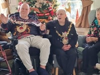 Mayor spreads Christmas cheer with nursing home visits