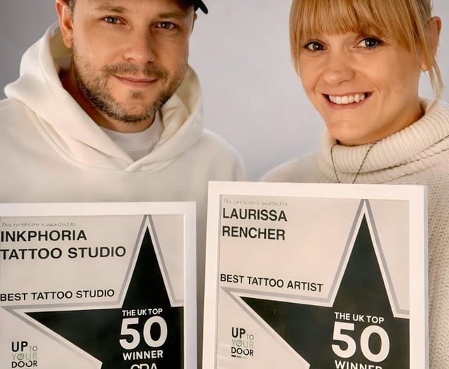 Tattoo studio makes UK top 50 in Small Business Awards