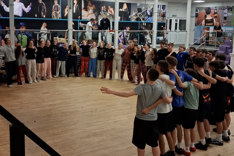 The Year 11 students at Penrice Academy took part in a 3am singalong to music by pop star Adele.