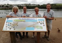 Beach-goers at Par Sands can enjoy new information boards